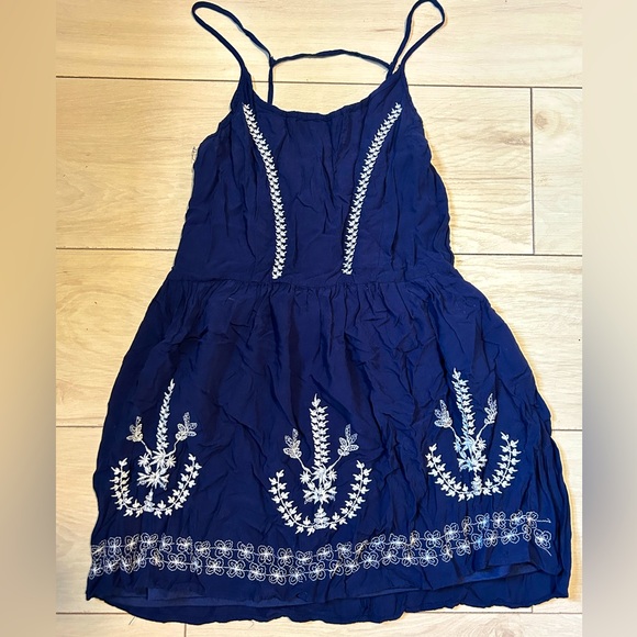 Blue embroidered Wet Seal Dress - Picture 1 of 6